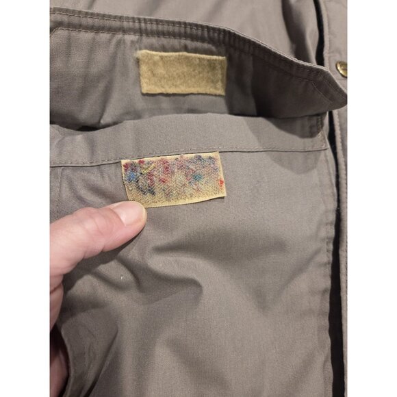 VTG Woolrich Woman Barn Chore Coat Wool Lined Plaid Sz L Parka USA MADE - Picture 10 of 16